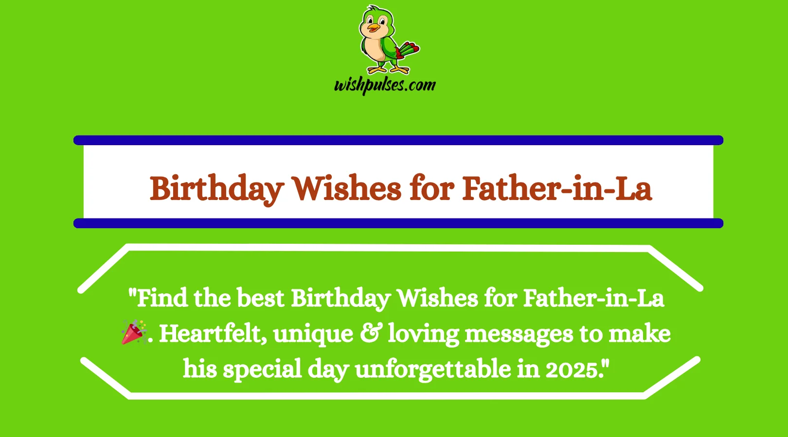Birthday Wishes for Father-in-La