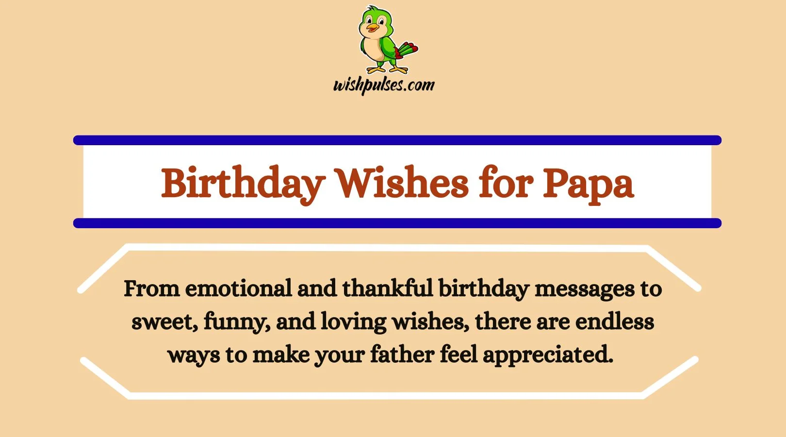 Birthday Wishes for Papa
