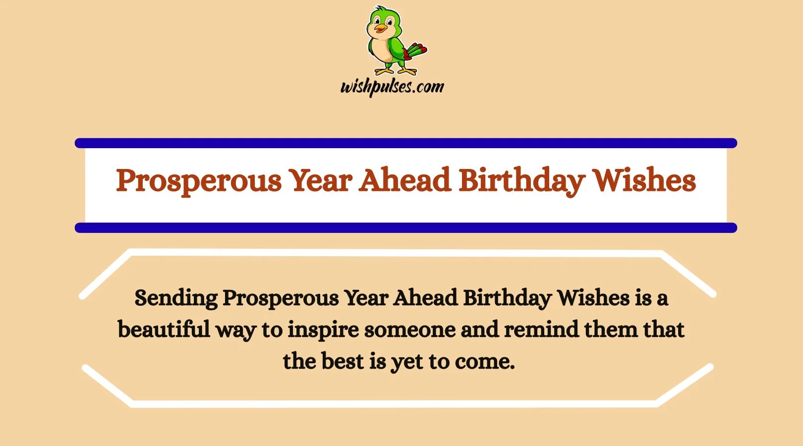 Prosperous Year Ahead Birthday Wishes